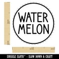 thumbnail image 2 of Watermelon Flavor Scent Rounded Text Self-Inking Rubber Stamp Ink Stamper - Sky Blue Ink - Medium 1 Inch, 2 of 7