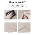 thumbnail image 6 of Shoreew 10/20/50/100Pcs Mini Light Hook with Adhesive Strip Indoor Outdoor String Light Hanging Clear Plastic Clip Small Christmas Decoration Fairy Lamp Cable Wall Hanger, 6 of 7