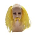 thumbnail image 3 of Accesorio de vestuario de peluca caldera y barba para el juego de rol de fiesta de Halloween Amarillo, 3 of 8