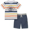 Timberland Stripe Logo Short Set Assorted 5