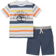 Timberland Stripe Logo Short Set Assorted 6