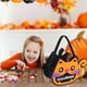 thumbnail image 4 of Bolsas de calabaza de Halloween para niños, bolsas de dulces de tela no tejida, bolsa de bocadillos con forma de cubo de calabaza de Halloween, bolsa de dulces de fieltro portátil, bolsa de regalo de, 4 of 6