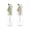 Green+Aprico, variant on Continuous Mist Spray Bottle 2 Pack(6.8 oz), Empty Ultra Fine Water Sprayer for Hair Styling, Cleaning, Plants, Pets, Barber & Salon Use(White Clear+Black Clear)