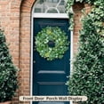 thumbnail image 5 of 26'' Eucalyptus Wreath for Front Door Year Round, Large Handmade Green Moden Farmhouse Wreath for Home Decor Porch Window Holiday Indoor Outdoor, 5 of 6