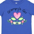 thumbnail image 4 of Inktastic Grampy's Girl- Heart Flowers Girls Toddler T-Shirt, 4 of 5