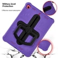 thumbnail image 6 of Case for iPad Air 5th/4th Generation 10.9 inch 2022/2020 Case with Shoulder Strap, Shockproof Handle Kickstand, Purple, 6 of 7