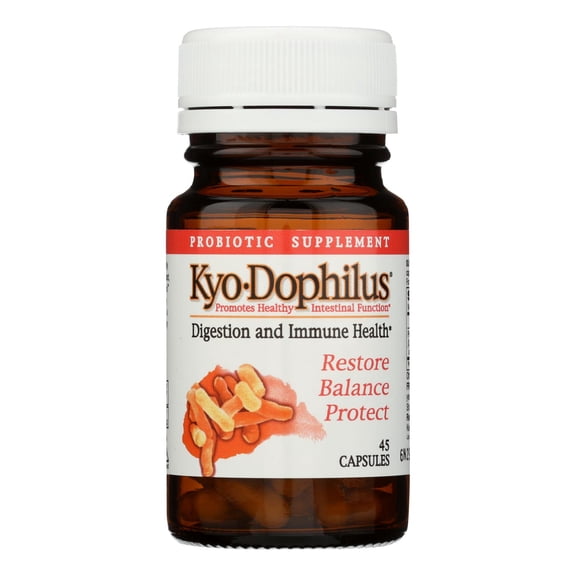 Kyo-Dophilus Daily Probiotic, Immune health & digestive support*, 45 Capsules
