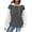 Gray, variant on SnZhen Hooded Tops for Women Fashion Color Match Raglan Long Sleeve Loose Casual Comfy Sweatshirts Top with Pocket Army Green L
