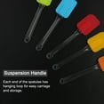thumbnail image 4 of 5pcs Kitchen Cooking Flexible Silicone Spatula Set Heat Resistant Turner Scraper Baking Red Green Blue Yellow Orange, 4 of 7