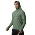 thumbnail image 3 of Chbgutlmr Athletic Tops for Men Hoodies Long Sleeve Thumb Hole Workout Outdoor Active Pullover Tops Fall, 3 of 9