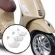 thumbnail image 4 of Cubierta decorativa frontal ABS con piezas decorativas coloridas y accesorios para motocicleta blanco, 4 of 8