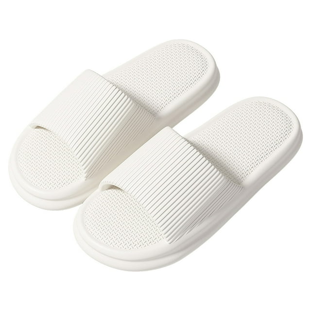 Chanclas de verano antideslizantes para hombre y mujer, suaves, con suela gruesa, para ducha, baño, piscina y playa.