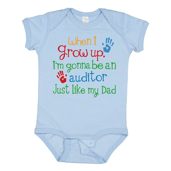 Inktastic Future Auditor Like My Dad Boys or Girls Baby Bodysuit