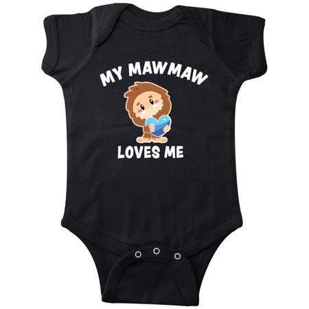 

Inktastic Cute Bigfoot My Mawmaw Loves Me Gift Baby Boy Bodysuit