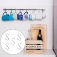thumbnail image 3 of 5 Pices Crochets Acier Inoxydable, Crochet De Suspensión, Crochets De Cuisine, Pour Salle De Bain, Cuisine, Chambre Coucher, 3 of 5