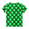 thumbnail image 5 of Zpanxa T-Shirts pour Tout-Petites Fille à Pois Col Rond Manches Courtes Haut Décontracté Polyester Spandex 5-6 Ans, 5 of 5