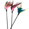 thumbnail image 4 of 10PCS Cat Wand Toy Interactive Fake Feather Cat Teaser Toys Kitten Toy with Bell, 4 of 10