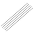 thumbnail image 1 of Unique Bargains Lot de 5 M5 x 300mm Pas 0.8mm Acier Inoxydable 304 Tige Entièrement Filetée, 1 of 6
