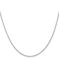 thumbnail image 3 of 14K White Gold .9mm Round Cable Chain, 3 of 5