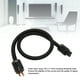 thumbnail image 3 of Cable de Alimentacia de Ca de Audio Hifi, Cable de Alimentacia de Cobre Puro de 3 Núcleos 12awg Conchufe de Ee. Uu., Cable de Alimentacia de Ca de 125 V 15 A PARA, 3 of 7