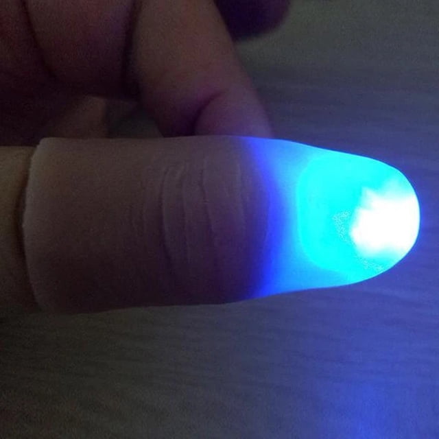 LED Finger Light Rings Glow finger- for kids Finger Harp Middle Finger Puppets Adult Hand Finger Less Gloves Finger Splint for Broken Finger Youth Finger Splint Puppets for Adults People Puppets Bunny