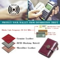 thumbnail image 6 of Sendefn Small Women Wallet Genuine Leather Bifold Purse RFID Blocking Card Holder, 6 of 7