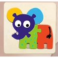 thumbnail image 4 of 3-Pack Children's Wooden Animal Jigsaw Puzzle Early Education Educational Handmade Parent-Child Interactive Toy Cartoon Intelligence Development, Earl, 4 of 4