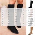 thumbnail image 3 of Womens Chunky Heel Knee High Boots Suede Round Toe Fall Winter Tall Boots Brown 9.5(43), 3 of 9
