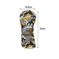 thumbnail image 3 of Golf Club Head Cover Golf Head Cover Elástico resistente a los arañazos Protector de moda Amarillo Grande Cola Cubierta de la cabeza del palo de golf, 3 of 8