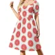 thumbnail image 1 of Vestido de manga corta con rodajas de pomelo, mono de verano para mujer, 1 of 7