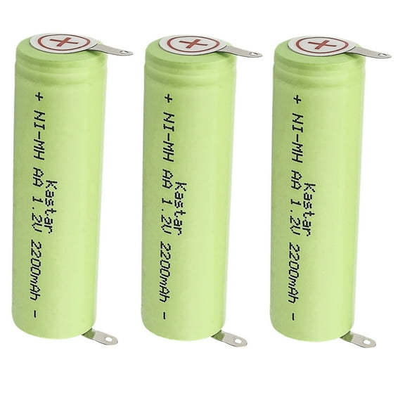 Kastar 3-Pack 1.2V 2200MAh Ni-MH Battery Compatible with Wahl 93154 93154-101 4810 4830 5000 7040 8550 8551 8554 8745 9550 9590 9851 9852 Wahl Home Pro Wahl Vision 180
