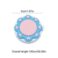 thumbnail image 3 of ZZkhGO Telescoping Tape Measure, 59in Retractable Measuring Tape, Tailors Dressmaker Cloth Ruler with Clear Inch Centimeter Markings for Home Crafted Knitting, 3 of 6