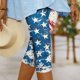 thumbnail image 2 of Pantalones de Yoga de Mujer Capris Impreso Casual Elástico, Pantalones de Yoga de Mujer de Cintura Alta para Todo el Uso de Temporada, 2 of 7