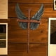 thumbnail image 1 of Adorno decorativo de pared en forma de cruz, colección decorativa, artesanía única de metal para montar en la pared, ideal para exteriores, jardín,, 1 of 8