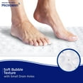 thumbnail image 7 of Kenney Microban Protected Bubble Bath Mat, 26.75" L x 14.5" W, White, 7 of 7