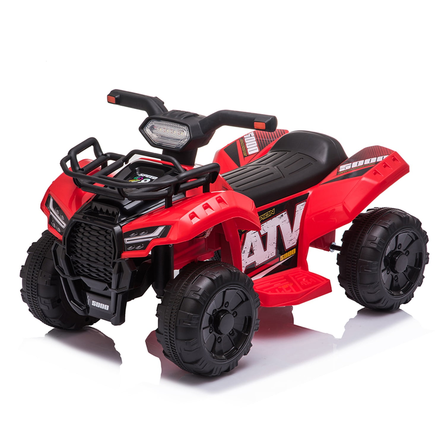CIPACHO 6V Kids Ride on ATV, Battery Powered Electric Quad with LED Lights, Red CIPACHO 6V Kids Ride on ATV, Battery Powered Electric Quad with LED Lights, Red