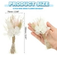 thumbnail image 2 of Uxcell 10 Pcs Mini Pampas Grass Dried Flower Bouquet Baby's Breath Boho DIY Gift Pink, 2 of 6