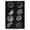 7, variant on Vintage Space Astronomy Solar System Map Moon Phases Lunar Chart Poster Canvas Painting Wall Art Picture Room Home Decor, 50*70cm, unframed.,4