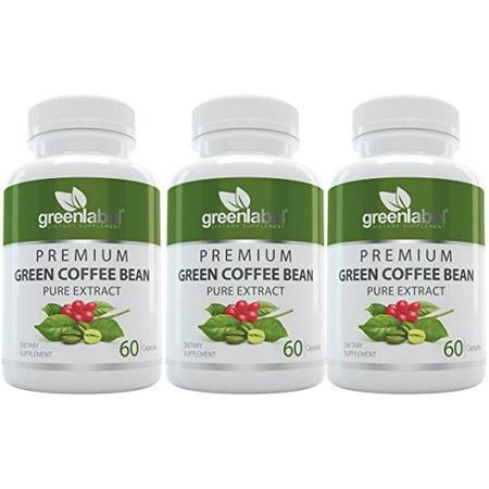 [3 PACK] Pack Green Coffee Bean Extract - Weight Loss Supplement and Appetite