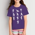 thumbnail image 2 of Emote Dances - Funny Youth T Shirt - Small - Purple, 2 of 6