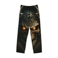 thumbnail image 5 of Balery Metal Evil Skull print Men's Pajama Pants,Ultra Lightweight Pjs,Lounge Pant-Large, 5 of 9