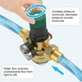 thumbnail image 3 of Régulateur de Pression d'Eau RV Valve Réglable Réducteur de Pression d'Eau avec Compteur 0.1-0.5Mpa, 3 of 7