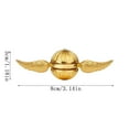 Golden Item For Kids Adults. Mysterious Orb Like Object. Hand Finger