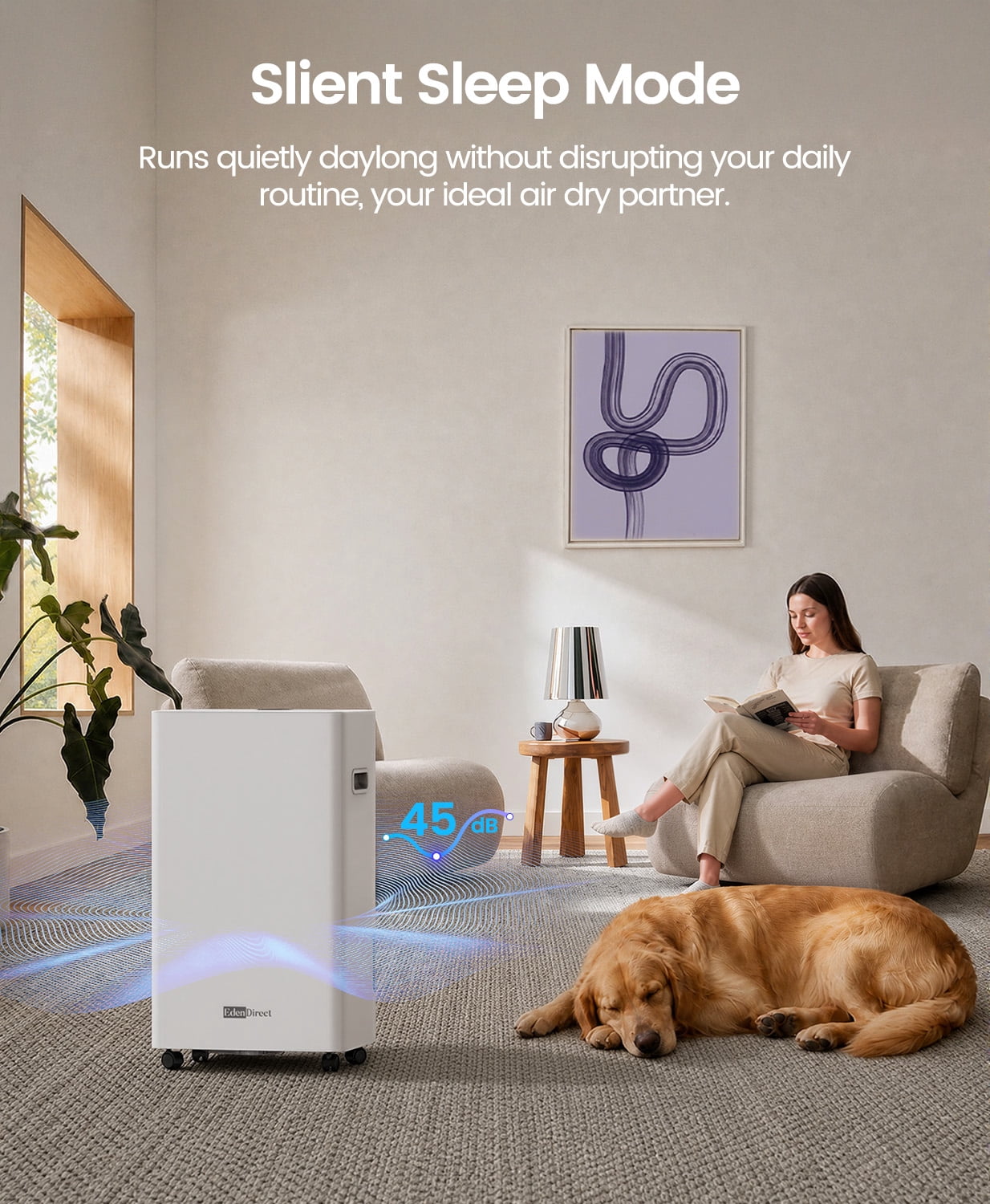 60 pt. 5500 sq. ft. Dehumidifier for Basement with Bucket, Drain Hose, in White, Auto-Off