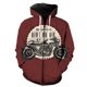 thumbnail image 1 of Sudadera con capucha y cremallera estilo punk de dibujos animados para hombre, unisex, divertida e informal, con capucha, ideal para adolescentes, 2024, 1 of 6