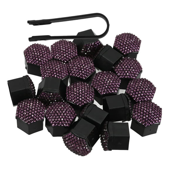 20 Pcs Wheel Hub Decorative Cap Tire Nut Cover Lug Covers Car Accessories Bolt Caps