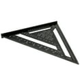 thumbnail image 3 of Aluminum Alloy Triangle Rulers 90 degrees 45 degrees Set Square 12in Black Metric Square Ruler, 3 of 9