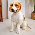 thumbnail image 2 of Juguetes de peluche de Beagle para niños, muñecos de peluche de animales bonitos, regalo de cumpleaños, 45/55cm, 2 of 4
