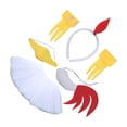 thumbnail image 3 of Wisewang Chicken Head Hoop Photo Props Theme Parties 6 piece 24x22x2cm, 3 of 5