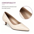 thumbnail image 4 of CHICVOMEY Comfortable Women Kitten Heel Pumps with Arch Support Lightweight and Non-Slip Fashion & Versatile Suitable for Work and Party, 4 of 8
